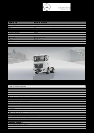 ट्रक ट्रैक्टर - ट्रैक्टर यूनिट Mercedes-Benz Arocs 1853 LS 4x2