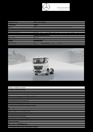 ट्रक ट्रैक्टर - ट्रैक्टर यूनिट Mercedes-Benz Arocs 2024 LS 4x2
