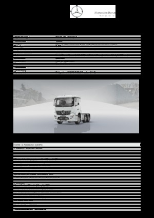 ट्रक ट्रैक्टर - ट्रैक्टर यूनिट Mercedes-Benz Arocs 2533 LS 6x2