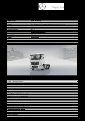 ट्रक ट्रैक्टर - ट्रैक्टर यूनिट Mercedes-Benz Arocs 2548 LS 6x2