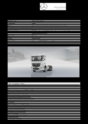 ट्रक ट्रैक्टर - ट्रैक्टर यूनिट Mercedes-Benz Arocs 2633 LS 6x4