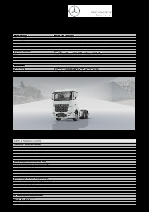 ट्रक ट्रैक्टर - ट्रैक्टर यूनिट Mercedes-Benz Arocs 3340 LS 6x4