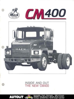 ट्रक ट्रैक्टर - ट्रैक्टर यूनिट Mack CM400 4-point cab E5-240 4x2