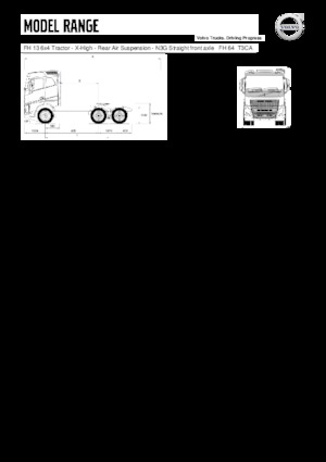 ट्रक ट्रैक्टर - ट्रैक्टर यूनिट Volvo Trucks FH13.420 6x4 Tractor - X-High