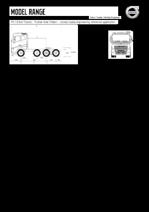 ट्रक ट्रैक्टर - ट्रैक्टर यूनिट Volvo Trucks FH13.420 8x4 Tractor - Pusher
