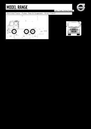 ट्रक ट्रैक्टर - ट्रैक्टर यूनिट Volvo Trucks FMX13.420 6x2 Tractor - Pusher