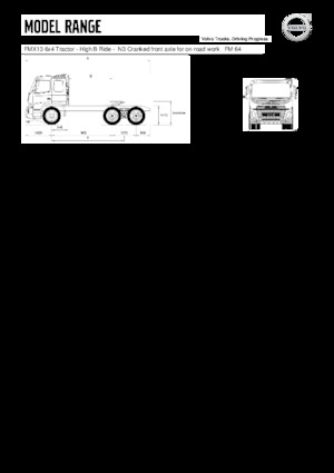 ट्रक ट्रैक्टर - ट्रैक्टर यूनिट Volvo Trucks FMX13.420 6x4 Tractor - High B Ride