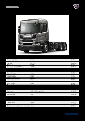 ट्रक ट्रैक्टर - ट्रैक्टर यूनिट Scania G 340 A6x2NA