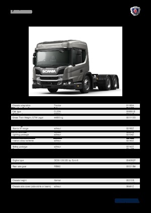 ट्रक ट्रैक्टर - ट्रैक्टर यूनिट Scania L 320 A6x4NB