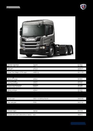 ट्रक ट्रैक्टर - ट्रैक्टर यूनिट Scania P 250 A6x2NA