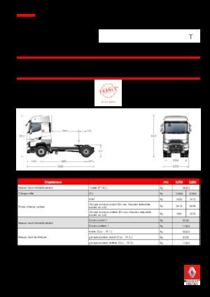 ट्रक ट्रैक्टर - ट्रैक्टर यूनिट Renault T 440.18 HIGHCAB 4X2 T X-LOW E6 (LHD)