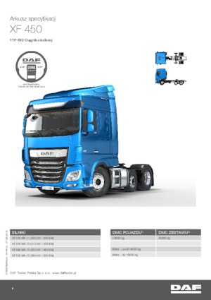 रिजिड चेसिस DAF XF 430 FTP SC