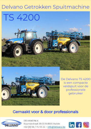 ट्रेल्ड फील्ड स्प्रेयर Delvano TS 4200