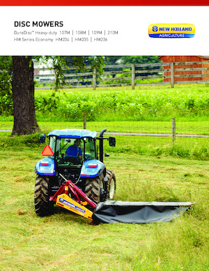 कंडीशनर के साथ ट्रेल्ड मोवर डिस्क New Holland 107M52 Mounted