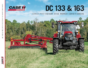 कंडीशनर के साथ ट्रेल्ड मोवर डिस्क Case IH DC133