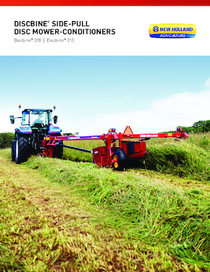 कंडीशनर के साथ ट्रेल्ड मोवर डिस्क New Holland Discbine 210