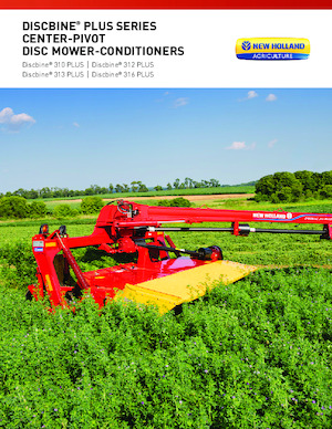 कंडीशनर के साथ ट्रेल्ड मोवर डिस्क New Holland Discbine 312 PLUS