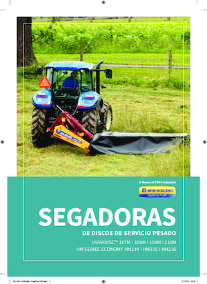 कंडीशनर के साथ ट्रेल्ड मोवर डिस्क New Holland DuraDisc 107M