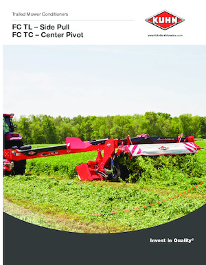 कंडीशनर के साथ ट्रेल्ड मोवर डिस्क Kuhn FC 3161 TLS