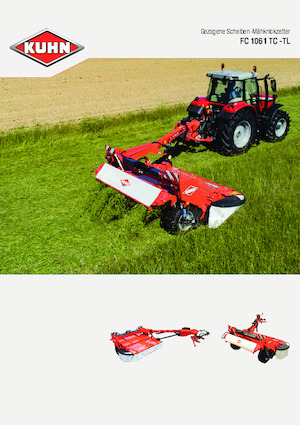 कंडीशनर के साथ ट्रेल्ड मोवर डिस्क Kuhn FC 3161 TCD