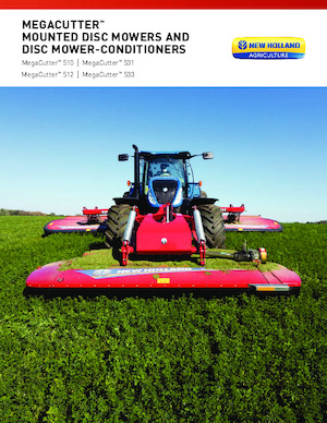 कंडीशनर के साथ ट्रेल्ड मोवर डिस्क New Holland MegaCutter 531