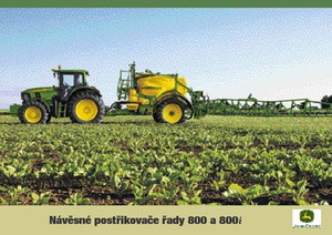 ट्रेल्ड फील्ड स्प्रेयर John Deere 832 i