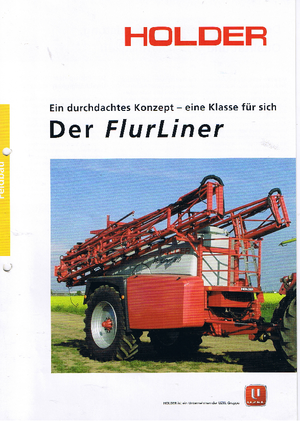 ट्रेल्ड फील्ड स्प्रेयर Holder FlurLiner 6,0