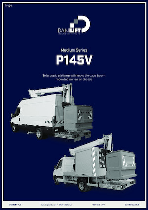 ट्रक माउंटेड आर्टिकुलेटिंग बूम लिफ्ट Danilift P145V