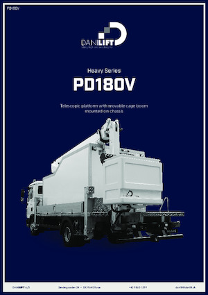 ट्रक माउंटेड आर्टिकुलेटिंग बूम लिफ्ट Danilift PD180V
