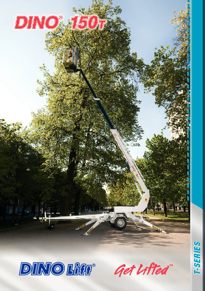 ट्रेलर माउंटेड टेलीस्कोपिक बूम लिफ्ट Dino Lift Dino 150T
