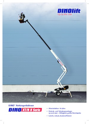 ट्रक माउंटेड आर्टिकुलेटिंग बूम लिफ्ट Dino Lift Dino 210XT II