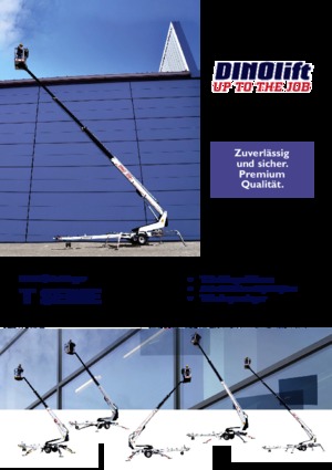 ट्रेलर माउंटेड टेलीस्कोपिक बूम लिफ्ट Dino Lift Dino 180T