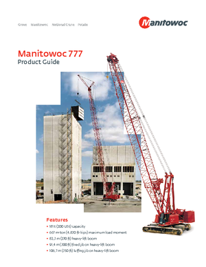 ट्रक क्रेन Manitowoc 777