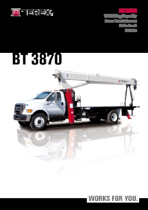 ट्रक क्रेन TEREX CRANES BT 3870