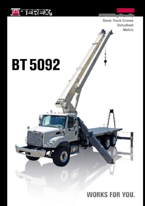 ट्रक क्रेन TEREX CRANES BT 5092