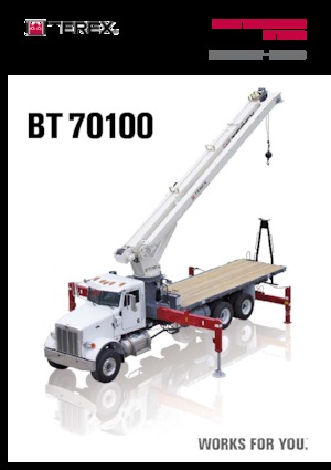ट्रक क्रेन TEREX CRANES BT 70100