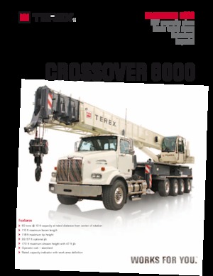 ट्रक क्रेन TEREX CRANES Crossover 6000