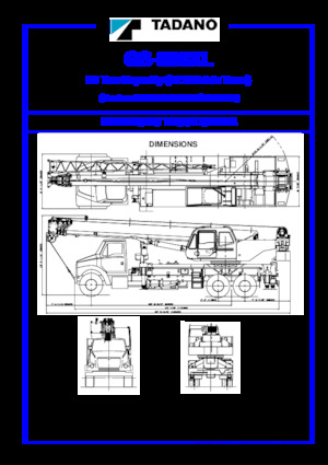 ट्रक क्रेन Tadano GS-300XL