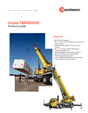 ट्रक क्रेन Grove TMS 9000 E
