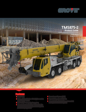 ट्रक क्रेन Grove TMS875-2