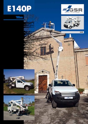 ट्रेलर माउंटेड आर्टिकुलेटिंग बूम लिफ्ट GSR E140P Compact 