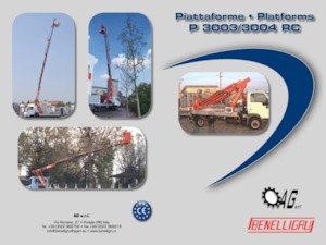 ट्रक माउंटेड टेलीस्कोपिक बूम लिफ्ट Benelligru P 3003