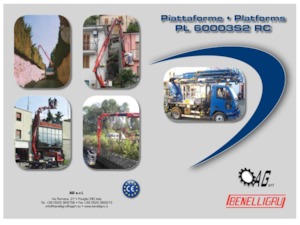 ट्रेलर माउंटेड आर्टिकुलेटिंग बूम लिफ्ट Benelligru PL6000