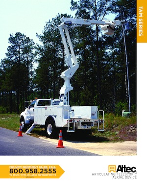 ट्रेलर माउंटेड आर्टिकुलेटिंग बूम लिफ्ट Altec TA41M