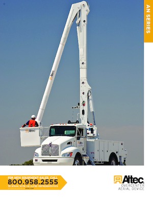 ट्रेलर माउंटेड आर्टिकुलेटिंग बूम लिफ्ट Altec AN46-OC