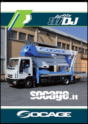 ट्रक माउंटेड आर्टिकुलेटिंग बूम लिफ्ट Socage forSte 37 DJ Speed