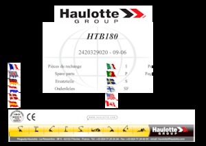 ट्रेलर माउंटेड आर्टिकुलेटिंग बूम लिफ्ट Haulotte HTB 180