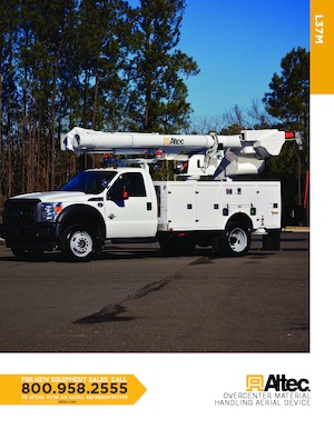 ट्रेलर माउंटेड आर्टिकुलेटिंग बूम लिफ्ट Altec L37M