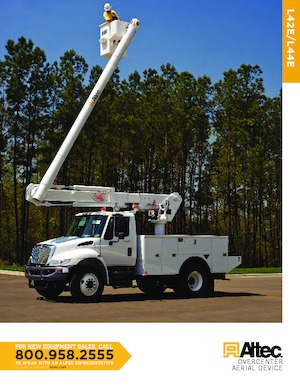 ट्रेलर माउंटेड आर्टिकुलेटिंग बूम लिफ्ट Altec L42E
