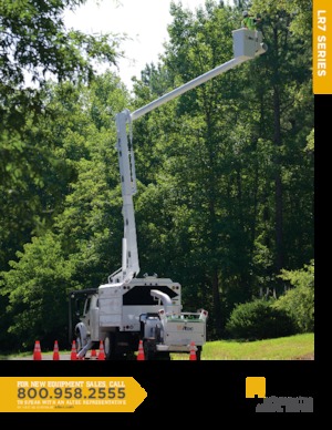 ट्रेलर माउंटेड आर्टिकुलेटिंग बूम लिफ्ट Altec LR760